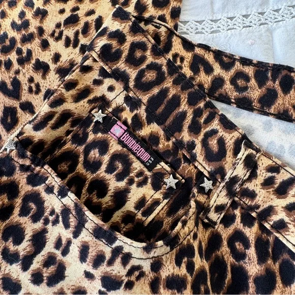 Bubblegum Wild Leopard Print Pants - Picture 6 of 8